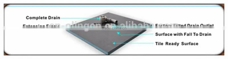 Waterproof reinforced XPS shower base