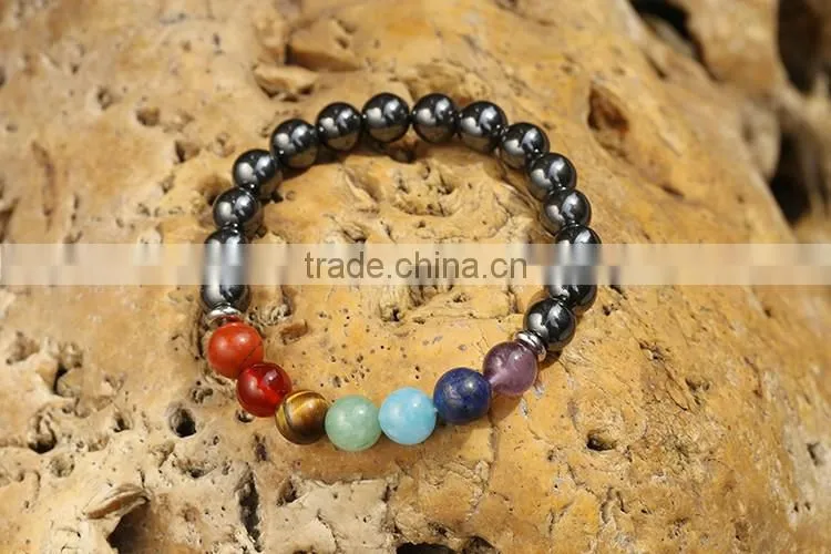 fashion bracelet with black stone bracelet