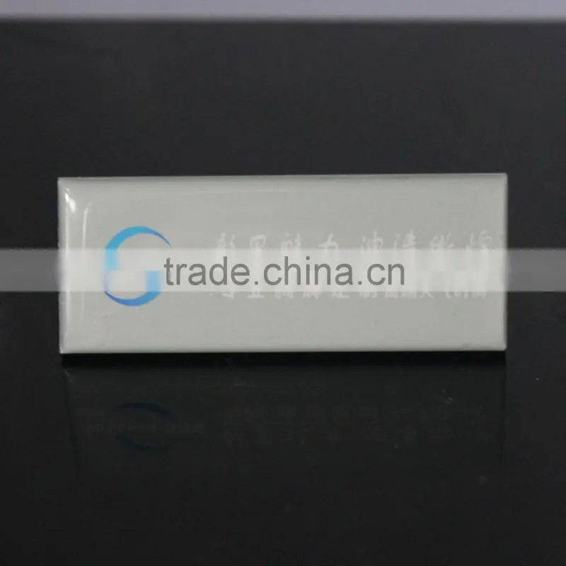 aluminum alloy pin name badges,reusable staff name tags