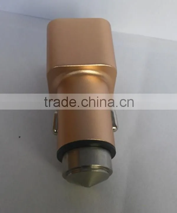 2 port usb car charger for mobile phone