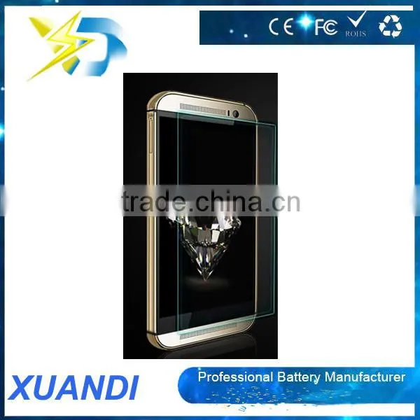 wholesale genuine quality tempered glass screen protector for HTC M8