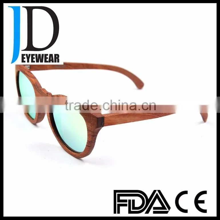 High Quality China Wholesale OEM Wood Sunglasses Mirror Revo Lens Sunglasses