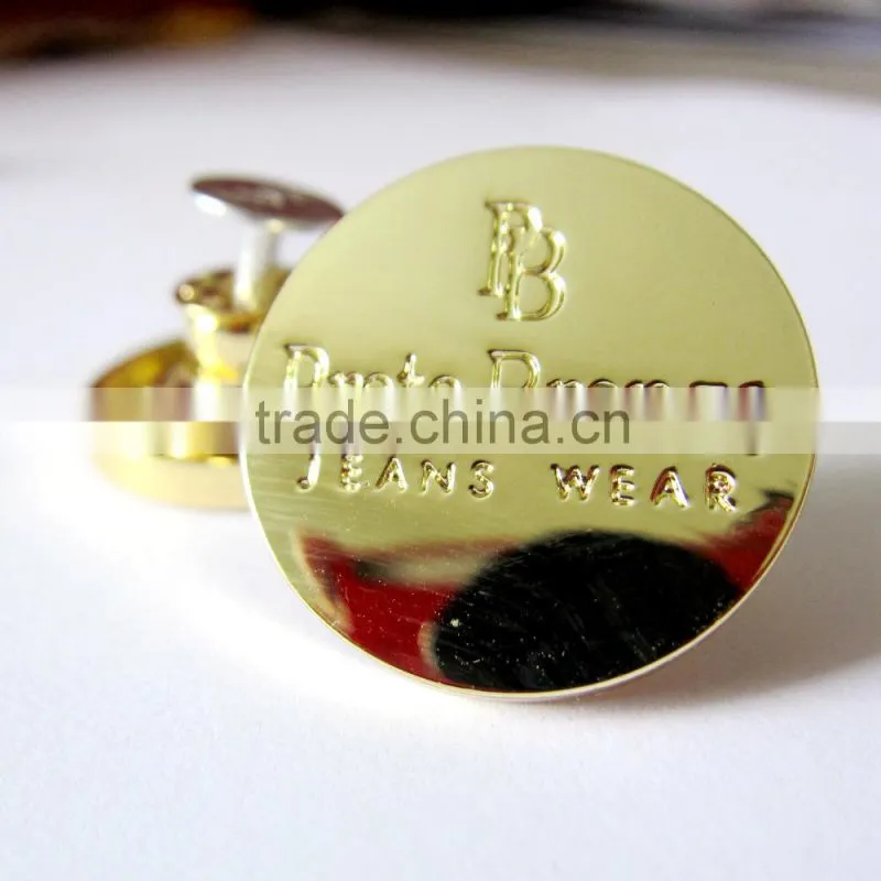Fancy Zinc alloy jeans buttons