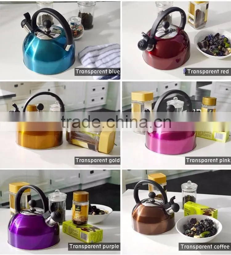 2016 new design hot water whistle tea kettle bell