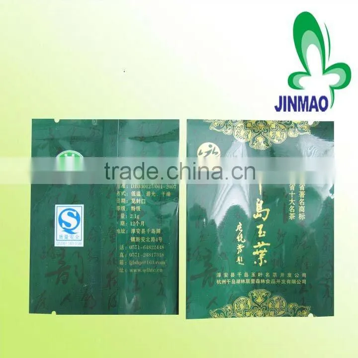 Customize printed aluminum foil stand up bag with zipper