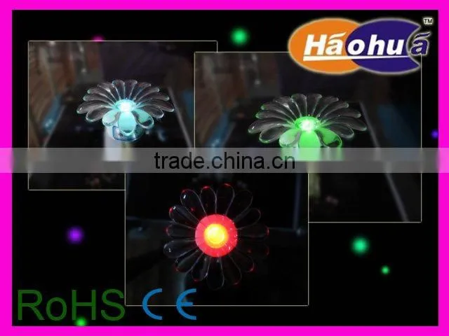 LED plastic flower candle light