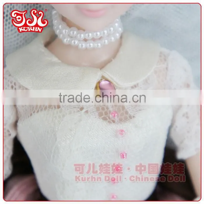 11'' or 11.5'' gorgeous fashion wedding bride doll dress