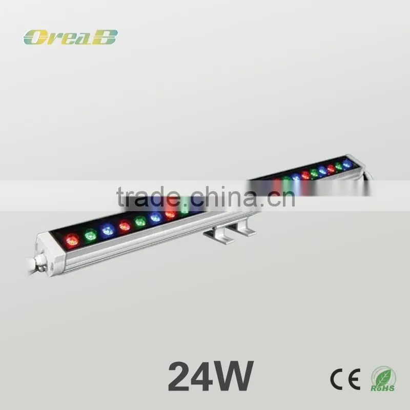 3 years warranty 24w outdoor led wall washer linear light
