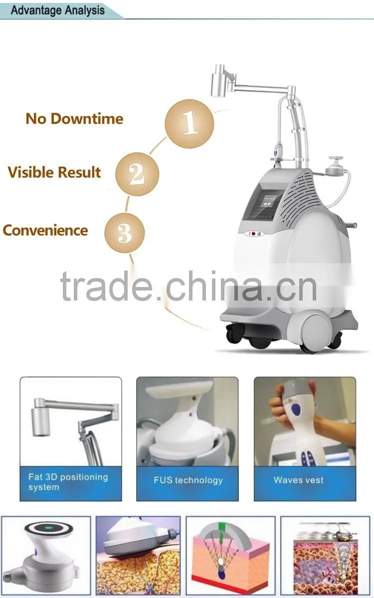 Beauty salon use ultrasound shap fat removal with CE certificate