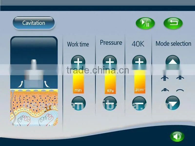 Professional OEM Ultrasoud Therapy Vacuum Cavitation RF CRYO Cellulite Reduction Machine