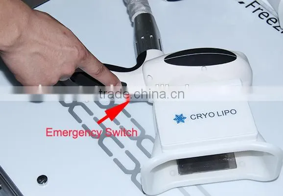 3 cryo handles for different treatment area,quick freezing machine,cryolipolysis fat freeze slimming machine