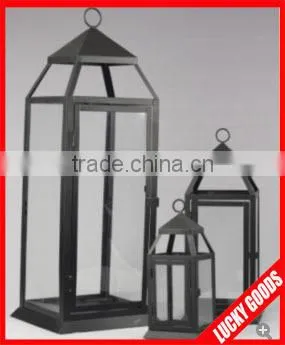 2015 facroty price vintage metal and glass decorative lantern for candle