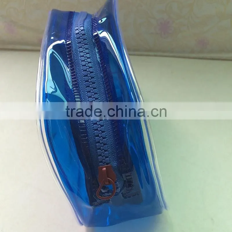 Spanish PVC zipper custom printed pouches for sale