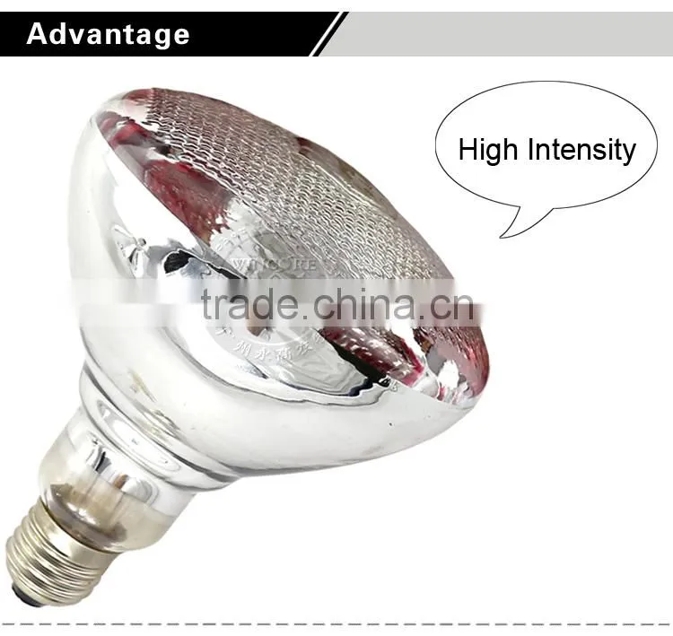 Poultry equipment infrared heating lamp for chicken / piglets