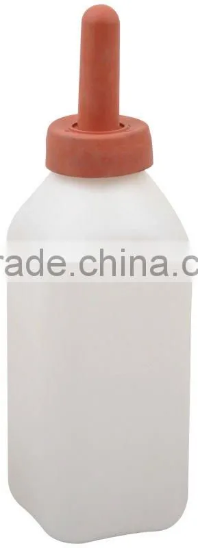 Farm Natural Rubber Non-toxic 2L animal feeding bottle for cow and goat