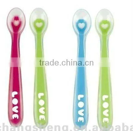 Food grade silicone baby spoon