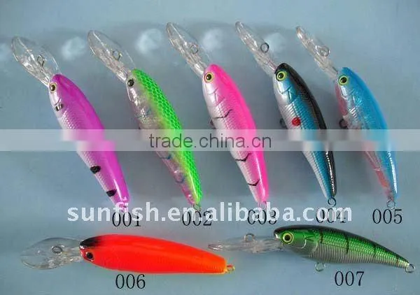 Fishing lure sinking minnow