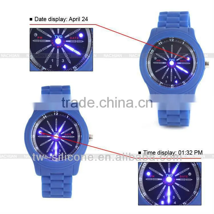wholesale charming led quartz watch custom led quartz watch