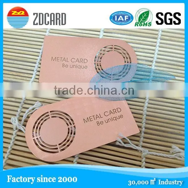 Rose Gold Plated Stainless Steel Cards