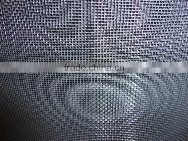 Premium quality black coated wire mesh/black coated ss wire mesh for window