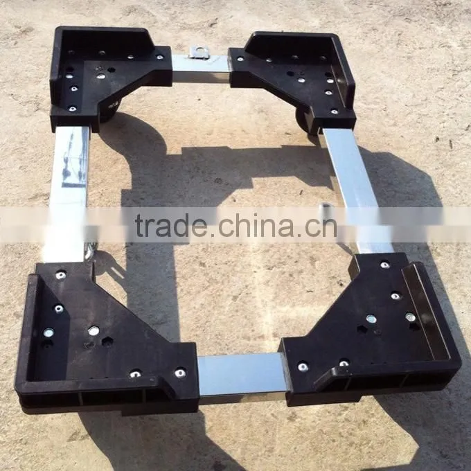 High quality anti-static Stainless steel container dolly, heavy duty dolly
