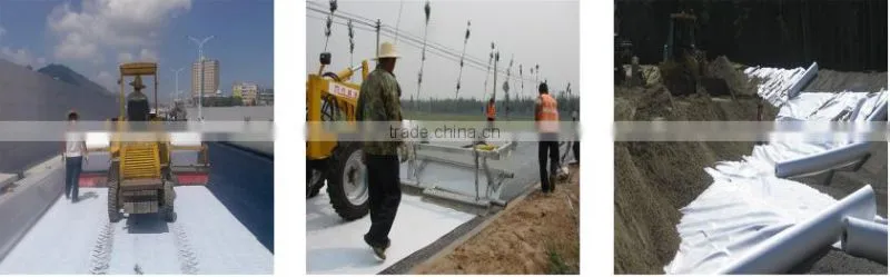 non wowen staple fabric geotextile for roads projects