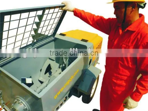 7.5 KW mixject wet mortar spray machine imported from France technology