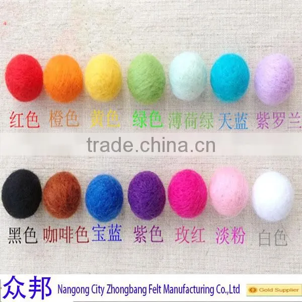 2016 Christmas decoration wool felt balls