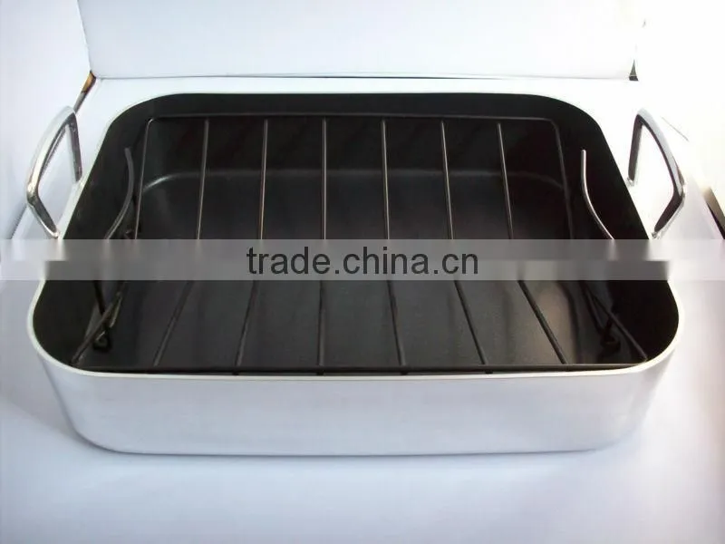 BBQ baking pan High-quality aluminium rectangle Turkey Roaster