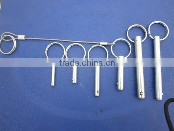 wells hardware zinc nickle plated or ss316 safety lock linch pin rigging