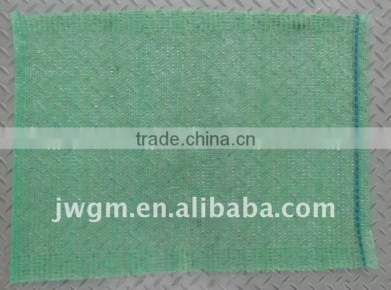 50x80cm red PE raschel mesh bag