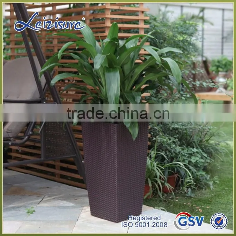 Made In china tall rattan square garden furniture