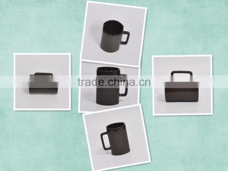 Fashionable unique ceramic bag shape coffee mug