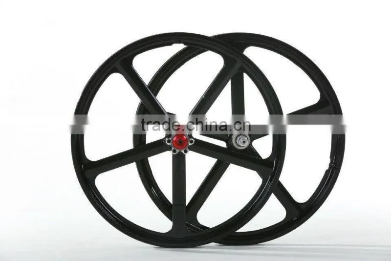 700C lightest strongest magnesium alloy bike wheel can fit electric motor/fixed gear type hub bike wheel