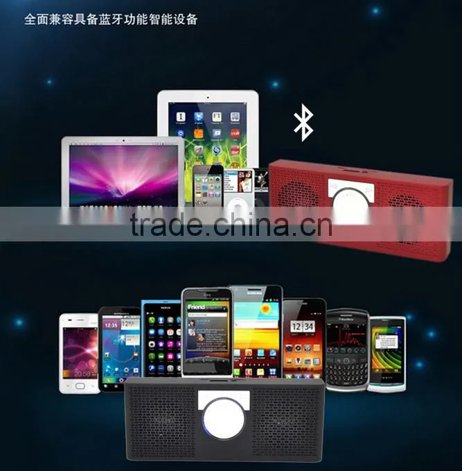 Mini Hot-selling Super Thin Bluetooth Speaker My Vision M8 Wireless Speaker Support U Disk