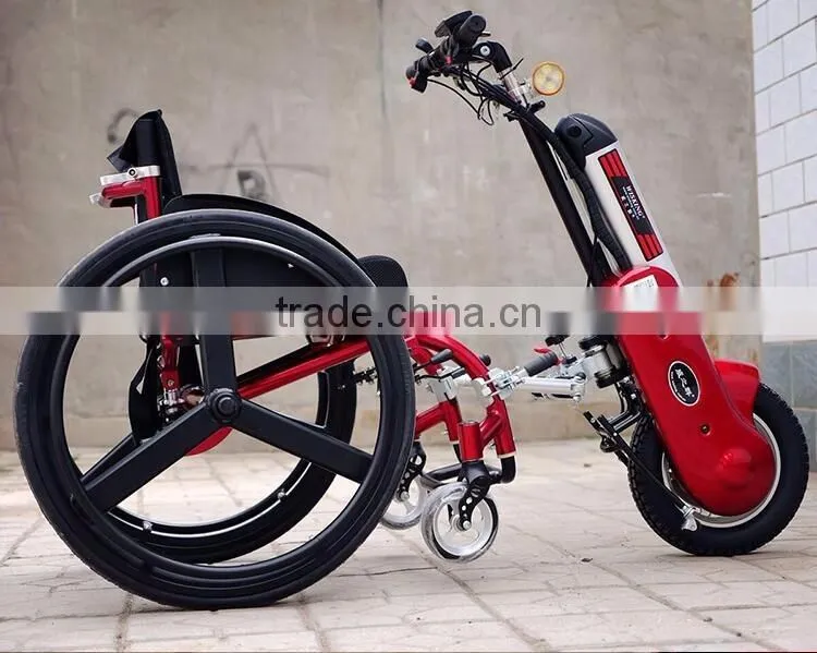 High Quality 400W 36V Wheelchair Mobility Scooter, Electric Wheelchair Handcycle,12inch Lithium Electric Wheelchair Trailer Bike