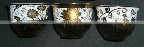 GOLD PORCELAIN CAWA CUP