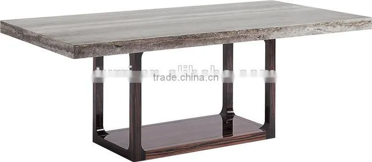 European Luxury marble wood coffee table for living room set