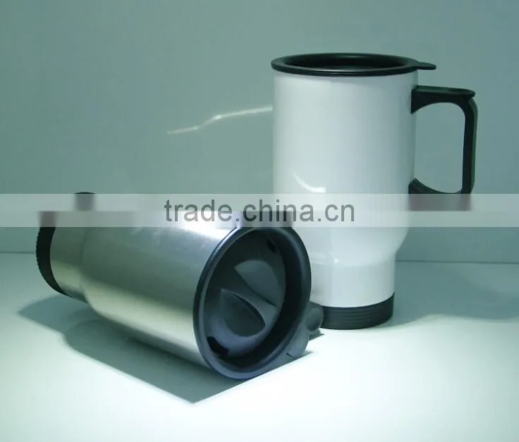 silk screen printing Double wall 16OZ stainless steel mug / travel mug / auto mug