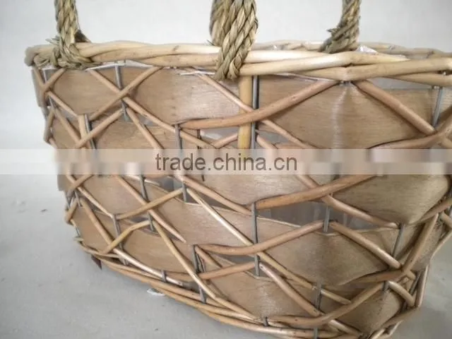 Trade assurance tote liner wholesale wicker bags