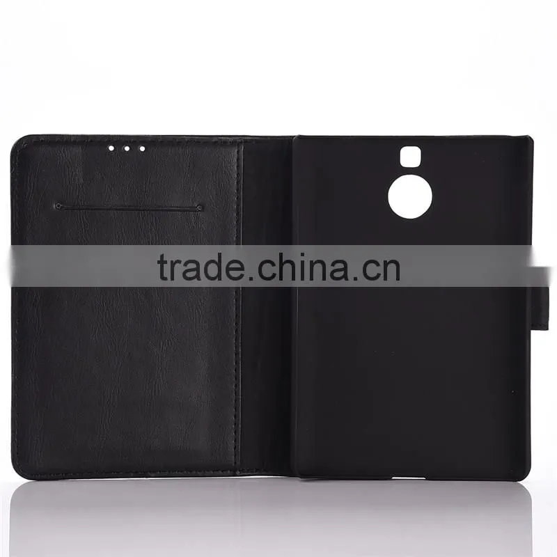 High quality crazy-horse PU card bumper/pocket cell phone case for Blackberry