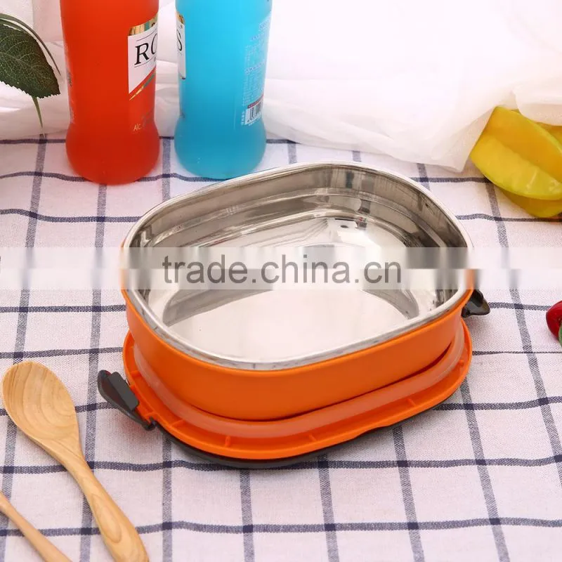Kitchenware Set 0.8L Food Container,Stainless Steel Lunch Box for Men Women or Baby