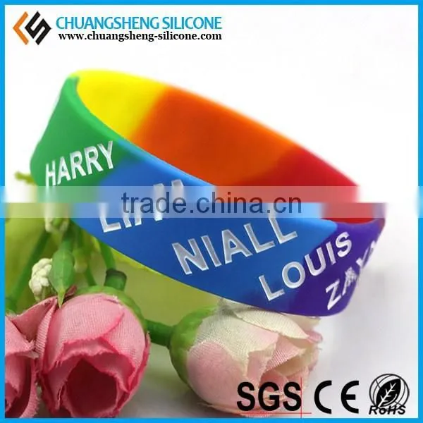 The most fashion bracelet, silicone wristband, beadlet, popular wrist accessory