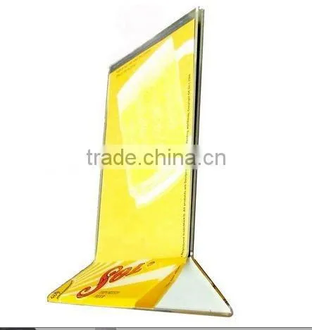 vacuum forming acrylic table display sign for exhibition