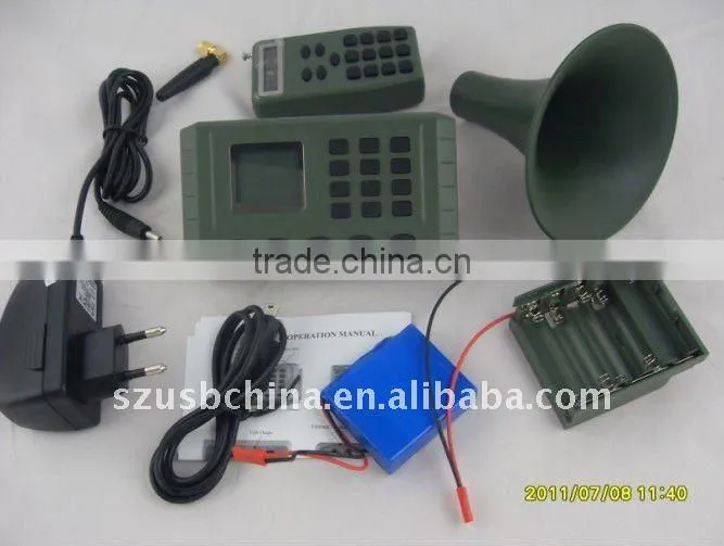 Bird hunting mp3 with timer and remote control