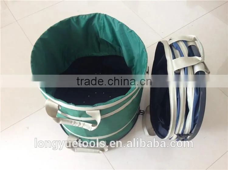 2016 new design colored pop up garden waste bag