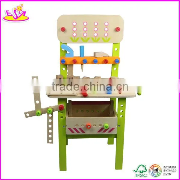 2016 hot sale baby wooden kitchen tool toy,top fashion kids wooden kitchen tool toy W03D034