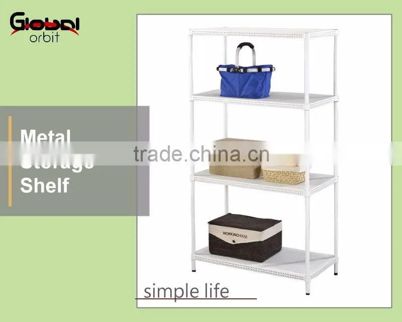 Space Saver Chrome Plated Metal Storage Kitchen Wire Shelf Rack