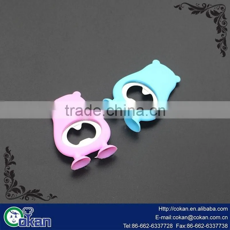Hot selling silicone owl Shape Bottle Opener/Stainless steel Bottle Opener and Beer Opener CK-SL691