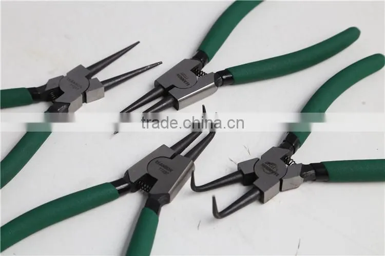 Professional 4Pcs Circlip Plier Set with Dipped Handle